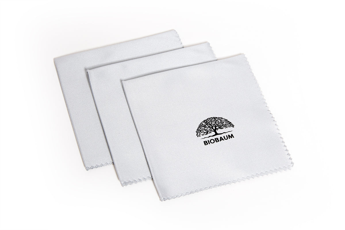 Mikrofasertuch 20x20cm im Dreierpack (Optikerqualität)