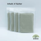 2x Antibeschlag-Tücher für Brillen im Vorteilspack (4x Tücher)