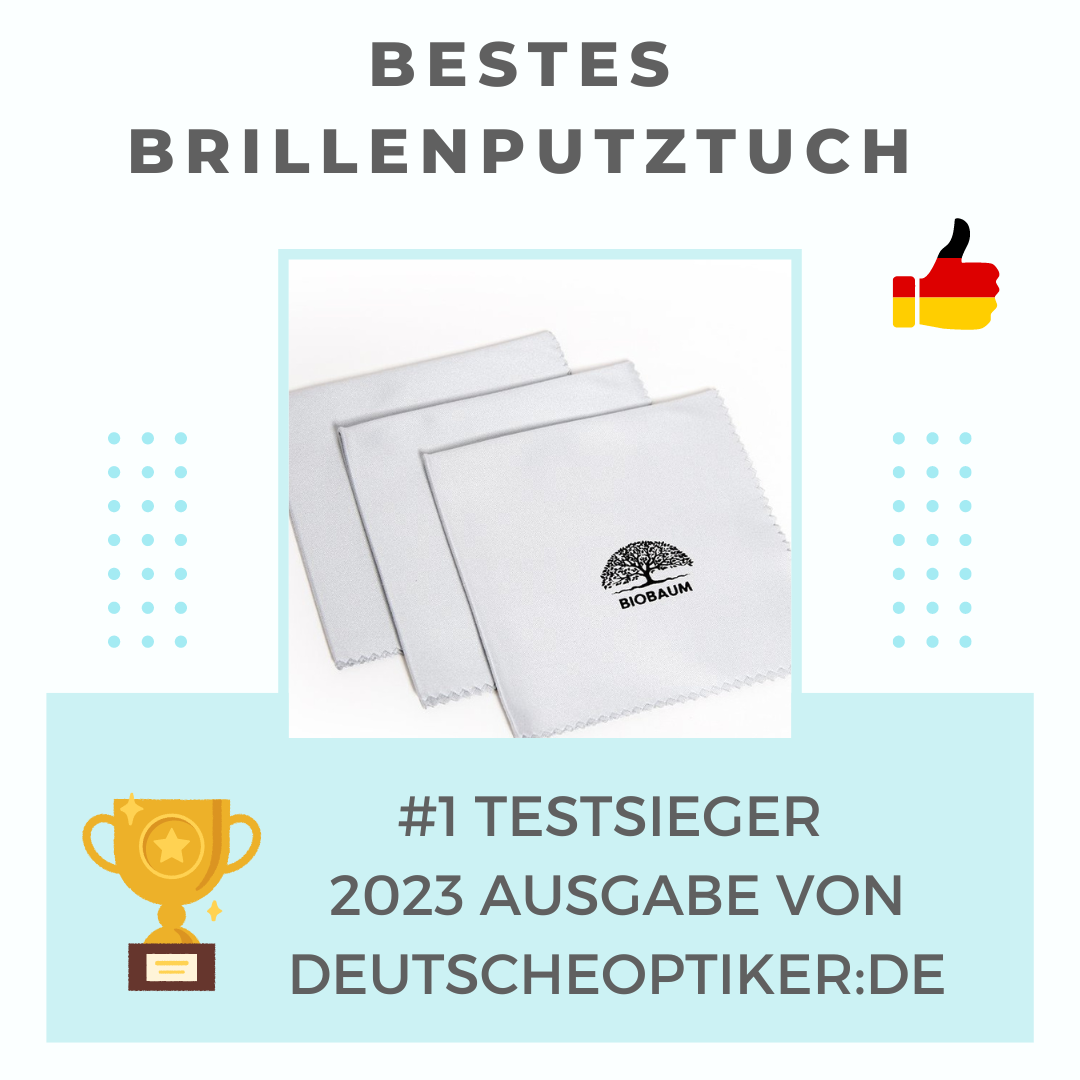 6-er Pack Microfasertuch 20x20 cm in Optikerqualität