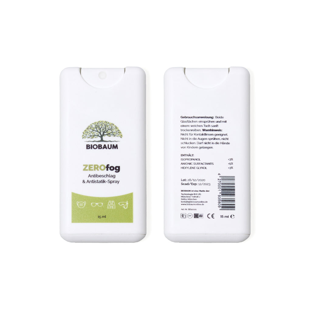 Antibeschlag-Spray für Brillen (neue Rezeptur) - BIOBAUM