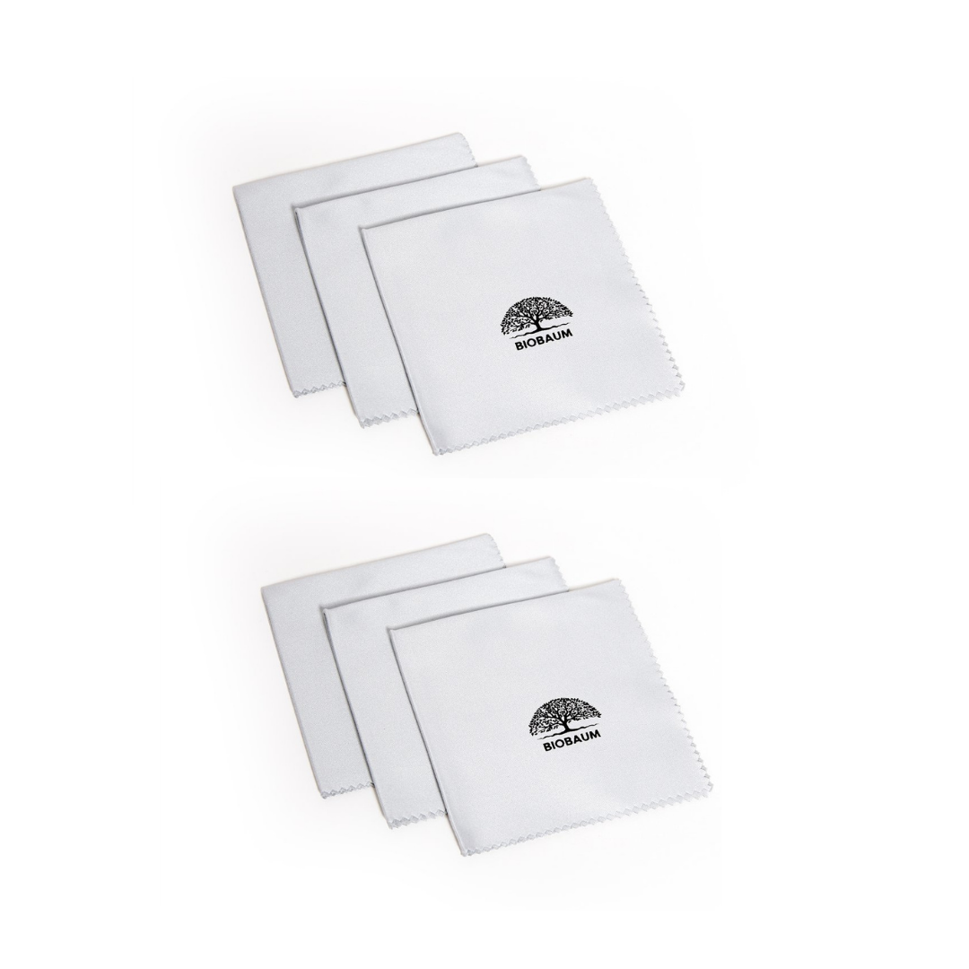 6-er Pack Microfasertuch 20x20 cm in Optikerqualität