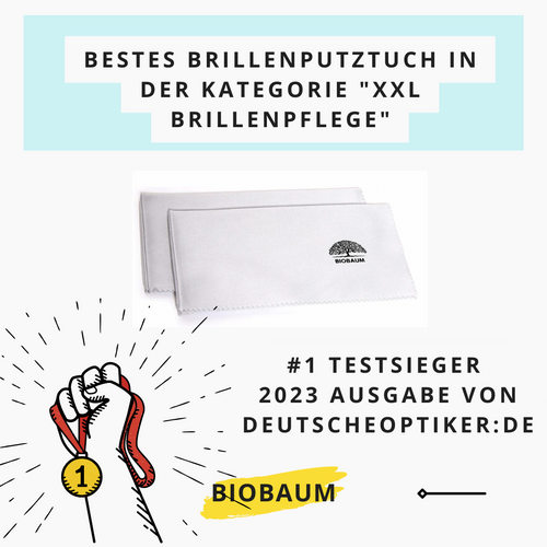 2 XXL Brillenputztuch 35x35 cm (Vorteilspack)