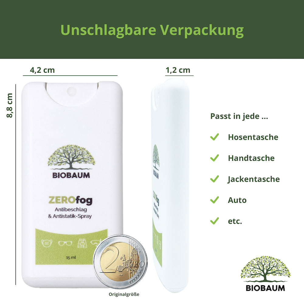 2x Antibeschlag-Spray für Brillen im Vorteilspack